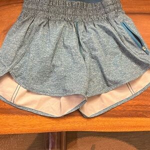 Lululemon Athletica Teal Athletic Shorts
